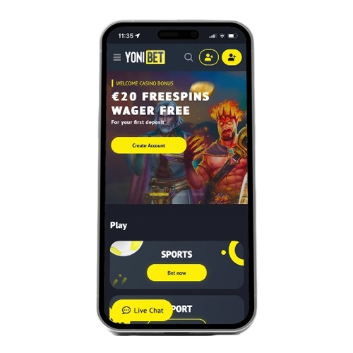 Yonibet Mobile Web-App